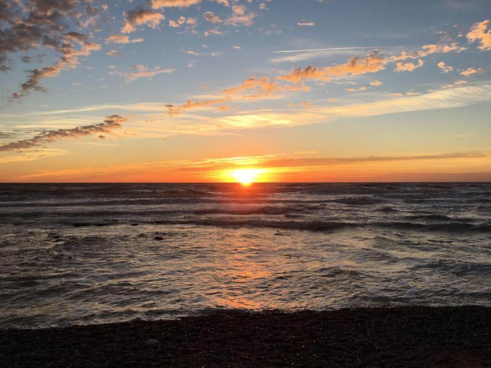 sunset at Birling Gap