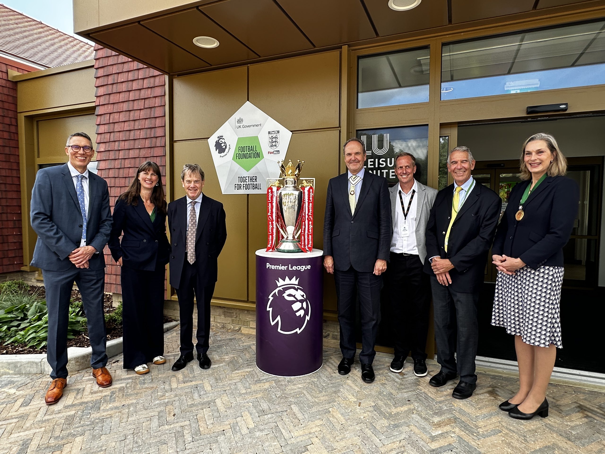 L-R trevor scott, Cllr Rachel Millward, Cllr James Partridge, Lord Lieutenant of East Sussex, Mark Coulson, Cllr Kelvin Williams, Cllr Jessika Hulbert