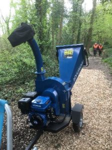 Contribution towards a wood chipper to help improve the paths in church wood 